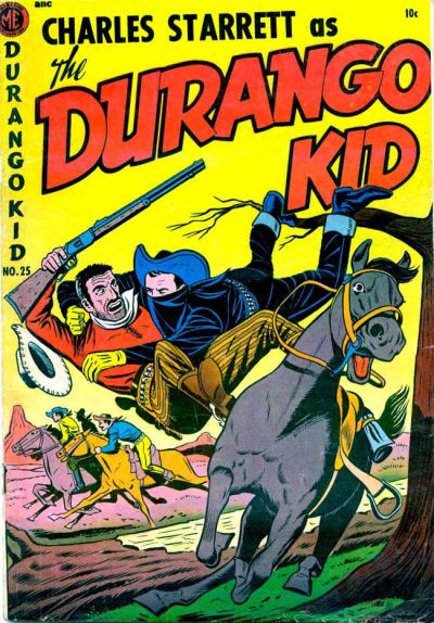 Cover for Charles Starrett as the Durango Kid (Magazine Enterprises, 1949 series) #25