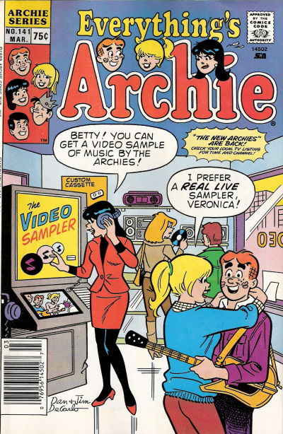 Cover for Everything's Archie (Archie, 1969 series) #141 [Newsstand]