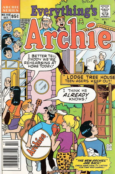 Cover for Everything's Archie (Archie, 1969 series) #145 [Newsstand]
