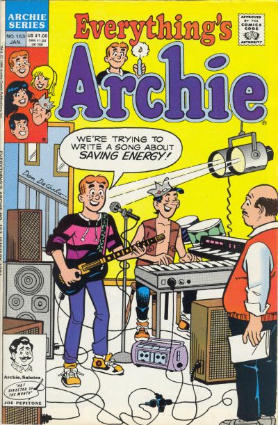 Cover for Everything's Archie (Archie, 1969 series) #153 [Direct]