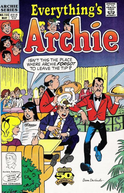 Cover for Everything's Archie (Archie, 1969 series) #155 [Direct]