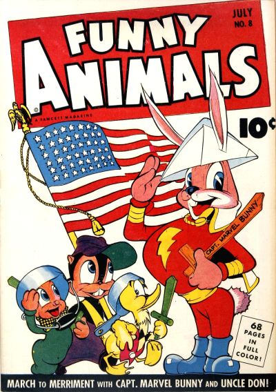 Cover for Fawcett's Funny Animals (Fawcett, 1942 series) #8