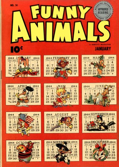 Cover for Fawcett's Funny Animals (Fawcett, 1942 series) #14