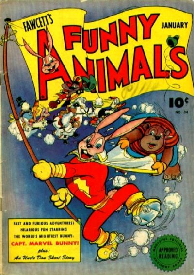 Cover for Fawcett's Funny Animals (Fawcett, 1942 series) #34