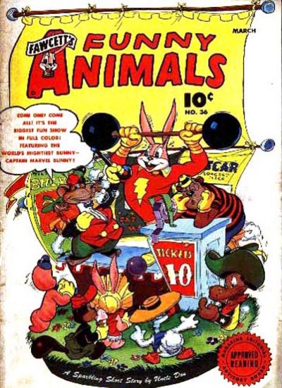 Cover for Fawcett's Funny Animals (Fawcett, 1942 series) #36