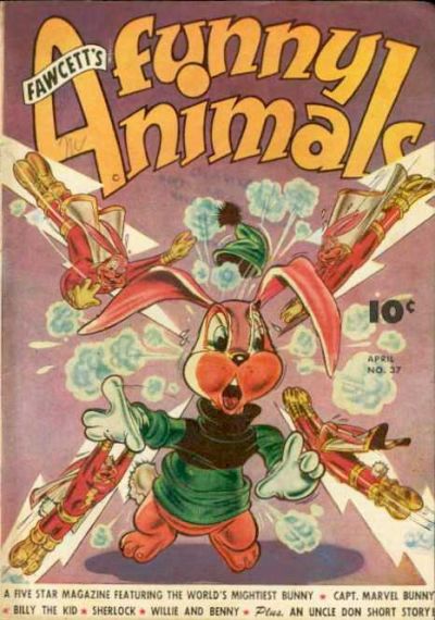 Cover for Fawcett's Funny Animals (Fawcett, 1942 series) #37