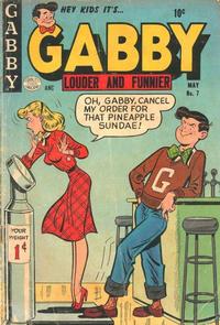 Cover Thumbnail for Gabby (Quality Comics, 1953 series) #7