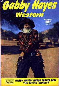 Cover for Gabby Hayes Western (Fawcett, 1948 series) #12