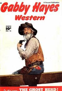 Cover for Gabby Hayes Western (Fawcett, 1948 series) #16