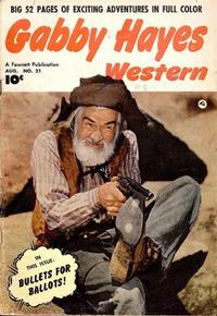 Cover Thumbnail for Gabby Hayes Western (Fawcett, 1948 series) #21