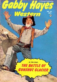 Cover Thumbnail for Gabby Hayes Western (Fawcett, 1948 series) #34