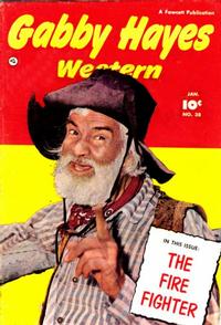 Cover for Gabby Hayes Western (Fawcett, 1948 series) #38