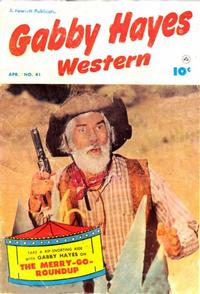 Cover Thumbnail for Gabby Hayes Western (Fawcett, 1948 series) #41