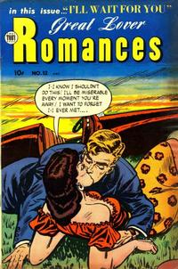 Cover Thumbnail for Great Lover Romances (Toby, 1951 series) #12