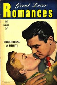 Cover Thumbnail for Great Lover Romances (Toby, 1951 series) #13