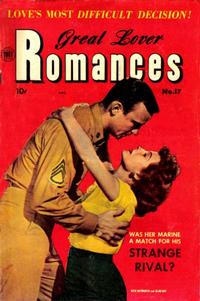 Cover Thumbnail for Great Lover Romances (Toby, 1951 series) #17