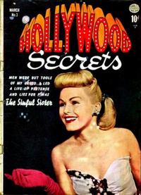 Cover Thumbnail for Hollywood Secrets (Quality Comics, 1949 series) #3
