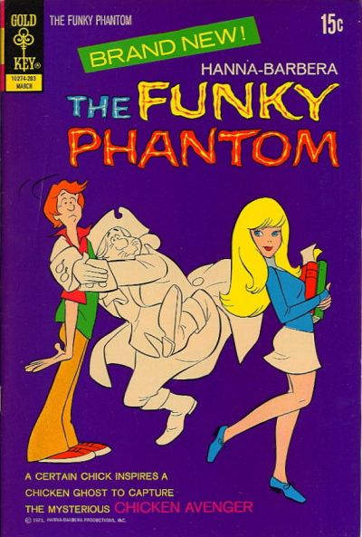 Cover for Hanna-Barbera the Funky Phantom (Western, 1972 series) #1 [Gold Key]