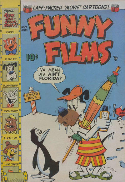Cover for Funny Films (American Comics Group, 1949 series) #22