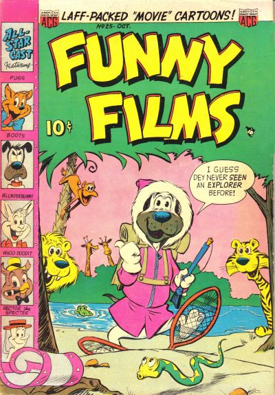 Cover for Funny Films (American Comics Group, 1949 series) #25
