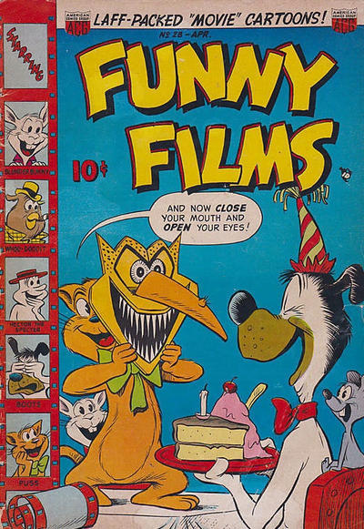 Cover for Funny Films (American Comics Group, 1949 series) #28