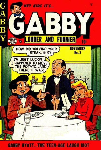 Cover for Gabby (Quality Comics, 1953 series) #3