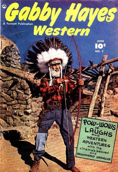 Cover for Gabby Hayes Western (Fawcett, 1948 series) #7
