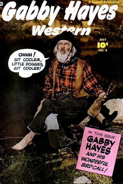 Cover for Gabby Hayes Western (Fawcett, 1948 series) #8