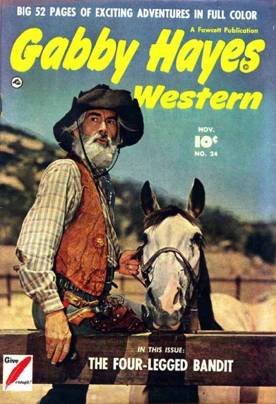 Cover for Gabby Hayes Western (Fawcett, 1948 series) #24