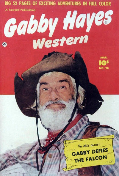 Cover for Gabby Hayes Western (Fawcett, 1948 series) #28