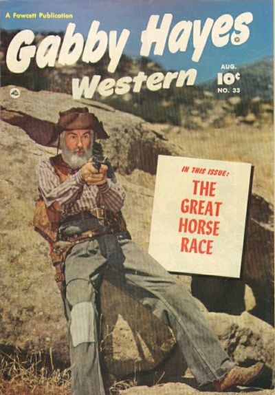 Cover for Gabby Hayes Western (Fawcett, 1948 series) #33