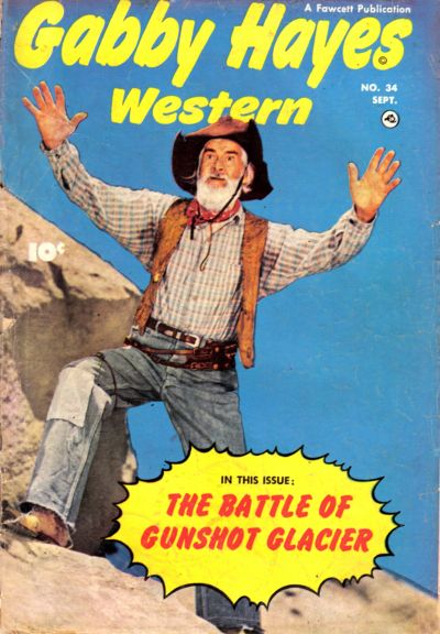 Cover for Gabby Hayes Western (Fawcett, 1948 series) #34