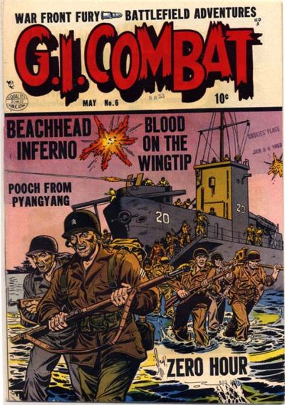Cover for G.I. Combat (Quality Comics, 1952 series) #6