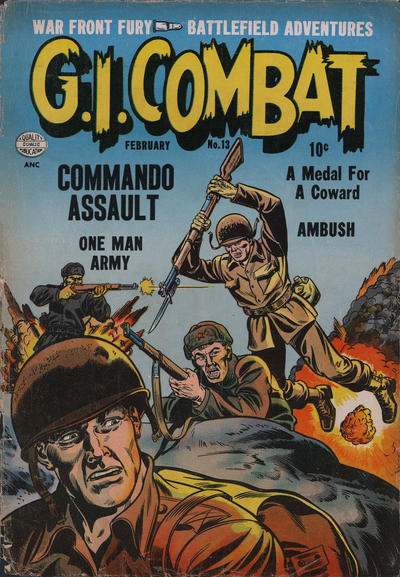 Cover for G.I. Combat (Quality Comics, 1952 series) #13