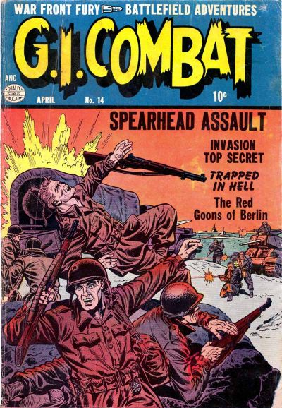 Cover for G.I. Combat (Quality Comics, 1952 series) #14