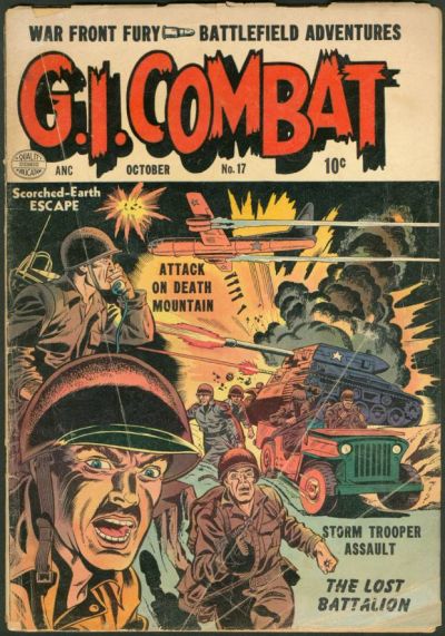 Cover for G.I. Combat (Quality Comics, 1952 series) #17