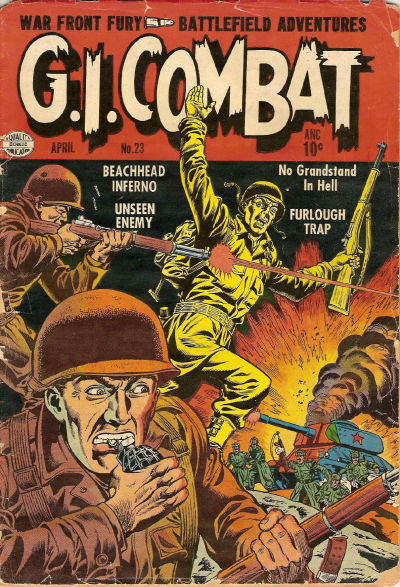 Cover for G.I. Combat (Quality Comics, 1952 series) #23