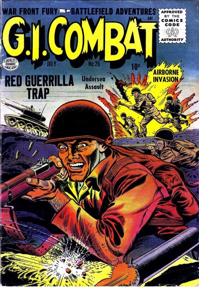 Cover for G.I. Combat (Quality Comics, 1952 series) #26