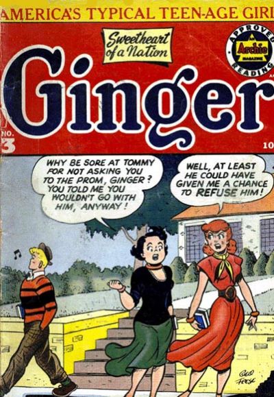 Cover for Ginger (Archie, 1951 series) #3