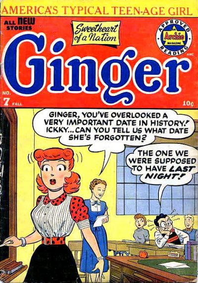 Cover for Ginger (Archie, 1951 series) #7