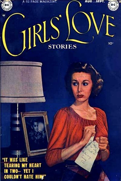 Cover for Girls' Love Stories (DC, 1949 series) #1