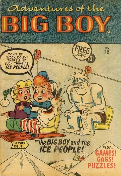 Cover for Adventures of the Big Boy (Marvel, 1956 series) #12 [East]