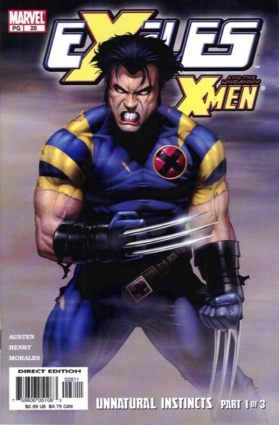 Cover for Exiles (Marvel, 2001 series) #28 [Direct Edition]