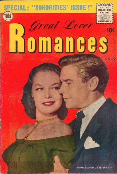 Cover for Great Lover Romances (Toby, 1951 series) #22