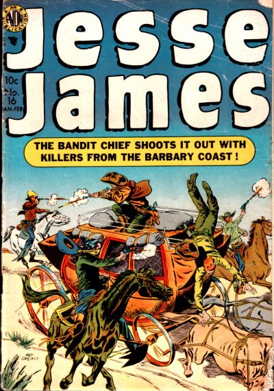 Cover for Jesse James (Avon, 1950 series) #16