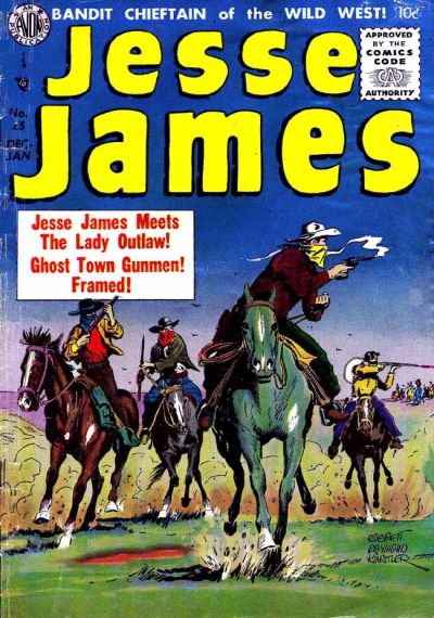 Cover for Jesse James (Avon, 1950 series) #25