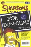 Cover for Simpsons Comics (Bongo, 1993 series) #27 [Direct]