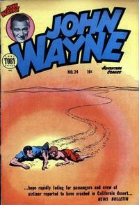 Cover Thumbnail for John Wayne Adventure Comics (Toby, 1949 series) #24