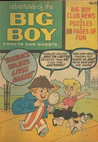Cover Thumbnail for Adventures of the Big Boy (Webs Adventure Corporation, 1957 series) #43 [East]
