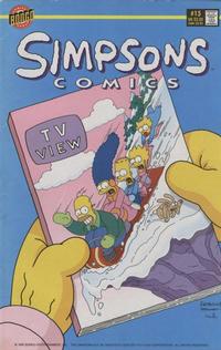 Cover for Simpsons Comics (Bongo, 1993 series) #15